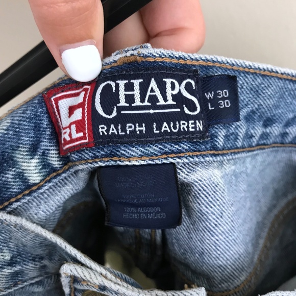 Vintage Chaps by Ralph Lauren Bleached Out Shorts - Picture 7 of 7